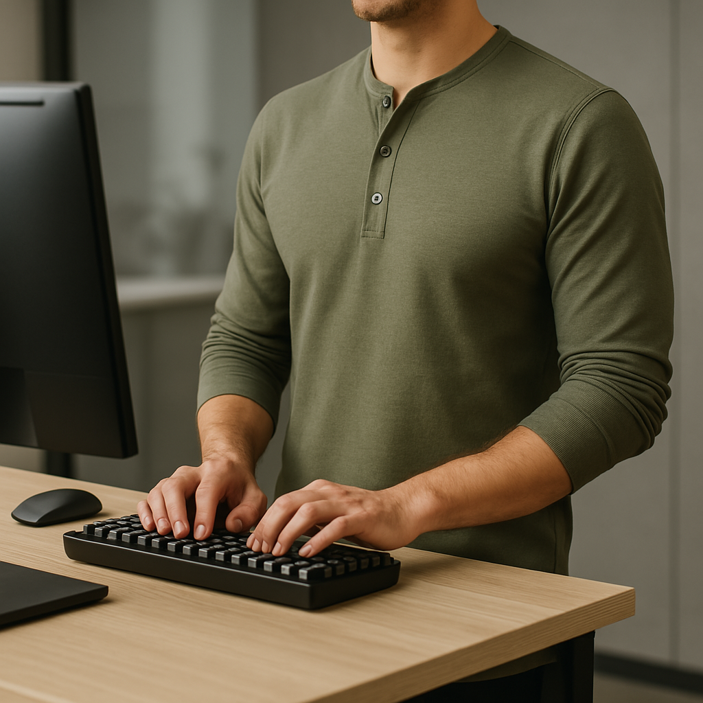 Long-sleve Henley